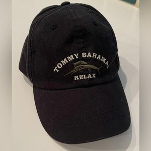 NEW * TOMMY BAHAMA BLACK * RELAX * SAILFISH * Adjustable HAT CAP